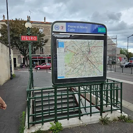 Studio 22M2 A Ivry/Seine-A 200 Metres De Paris. Proche Metro 7 Exterior photo